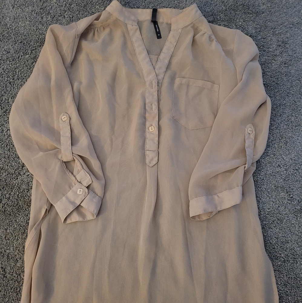 Sheer tunic
